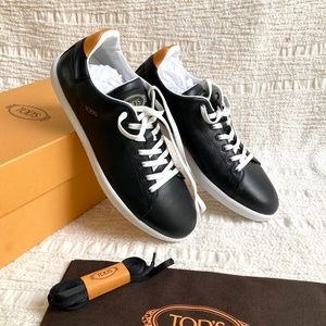 Tod’s US 8 Cassetta Leggera Sneakers in Black and Tan
